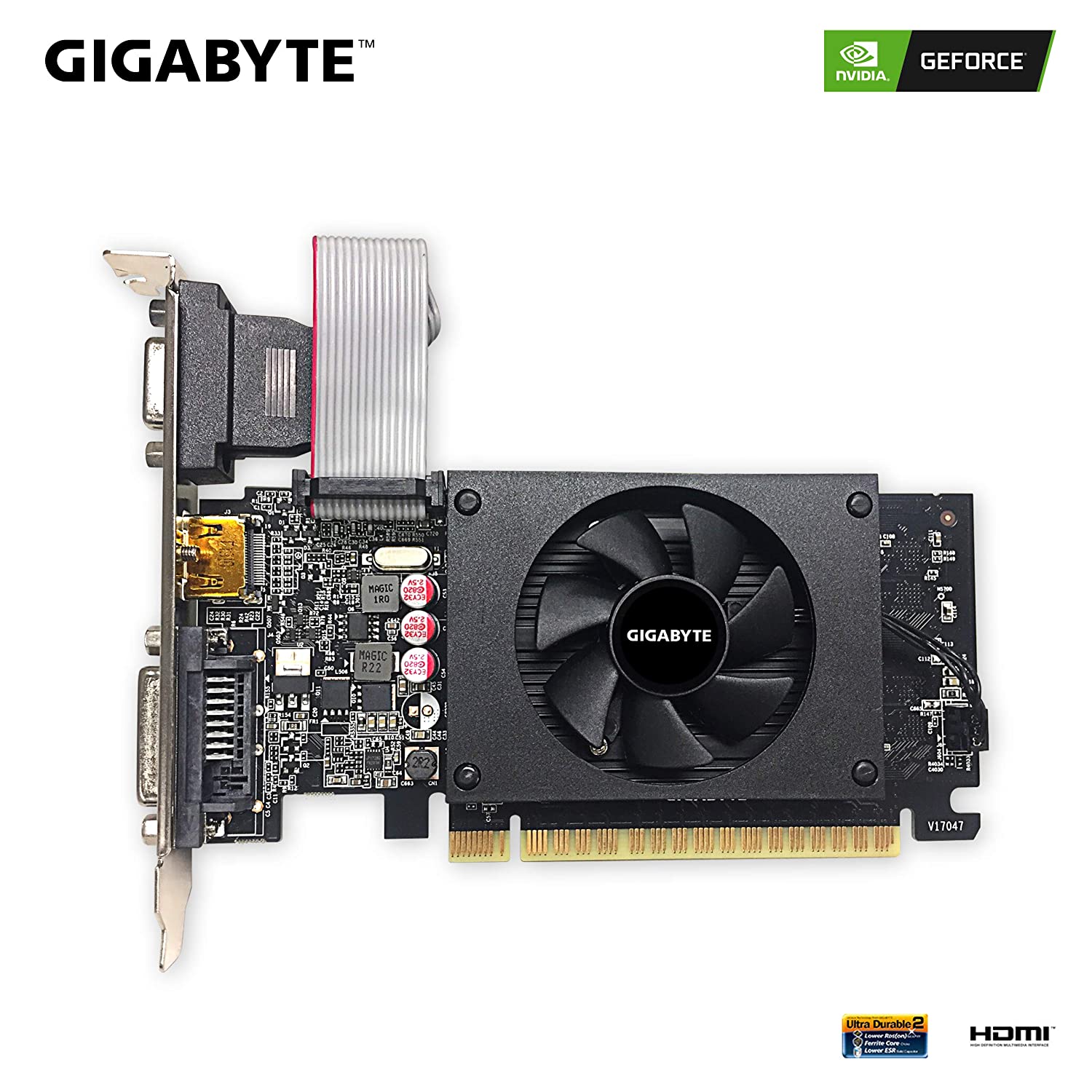 Gigabyte GeForce GT 710 2GB Graphic Cards and Support PCI Express 2.0 X8 Bus Interface. Graphic Cards Gv-N710D5-2Gil - Image 4