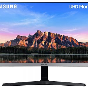 Samsung 28 inch (70.8 cm) 4K UHD Monitor with Bezel Less Design and IPS Display Panel (Dark Blue Gray) - LU28R550UQWXXL