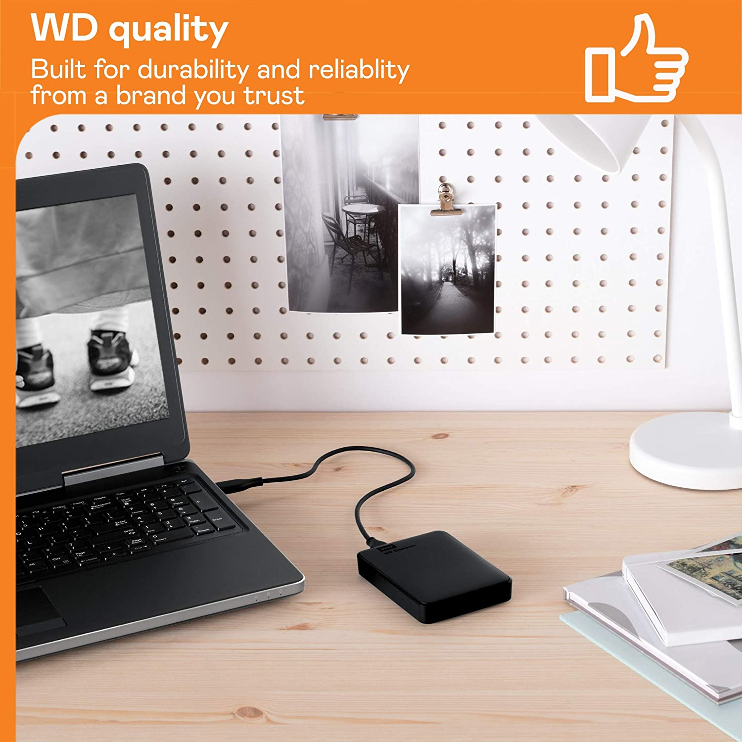 WD Elements 2TB Portable External Hard Drive (Black) - Image 7