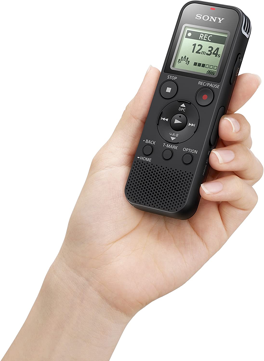 Sony ICD-PX470 4GB Digital Voice Recorder -Black - Image 6