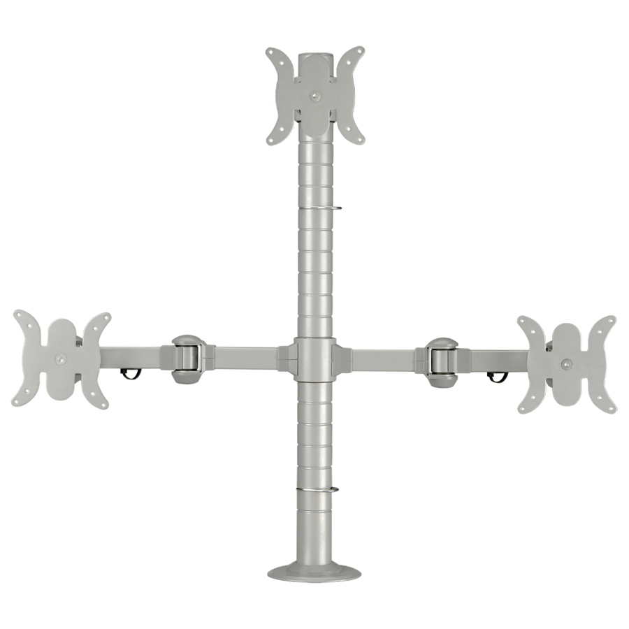 LCD Monitor Arm Three Monitor- Flange (Triangular) (DSM-EV3-F-(T))
