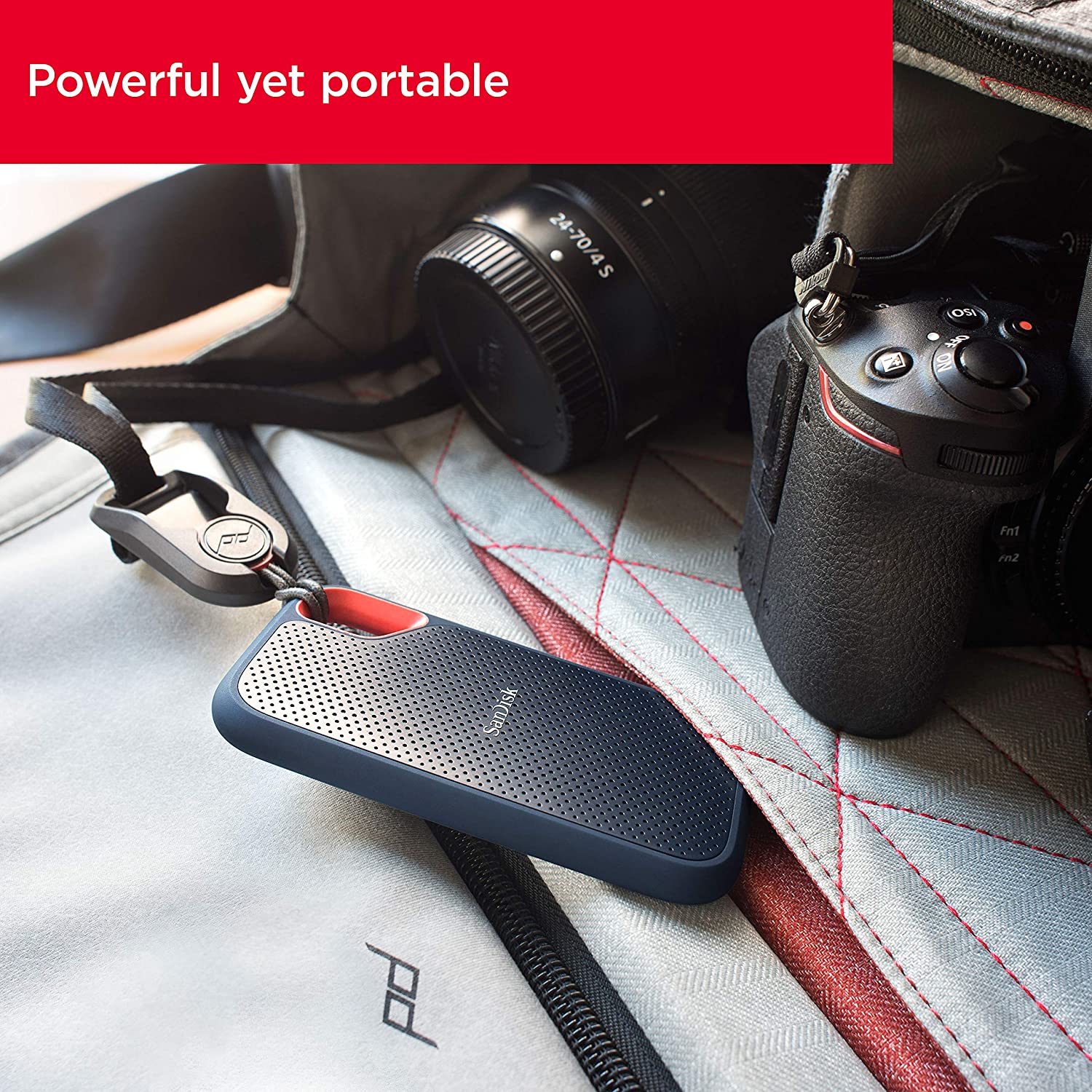 SanDisk Extreme Portable SSD 1050MB/s R, 1000MB/s W, IP55 Rated, PC, MAC & Smartphone Compatible, 1TB, 5 Y Warranty - Image 5