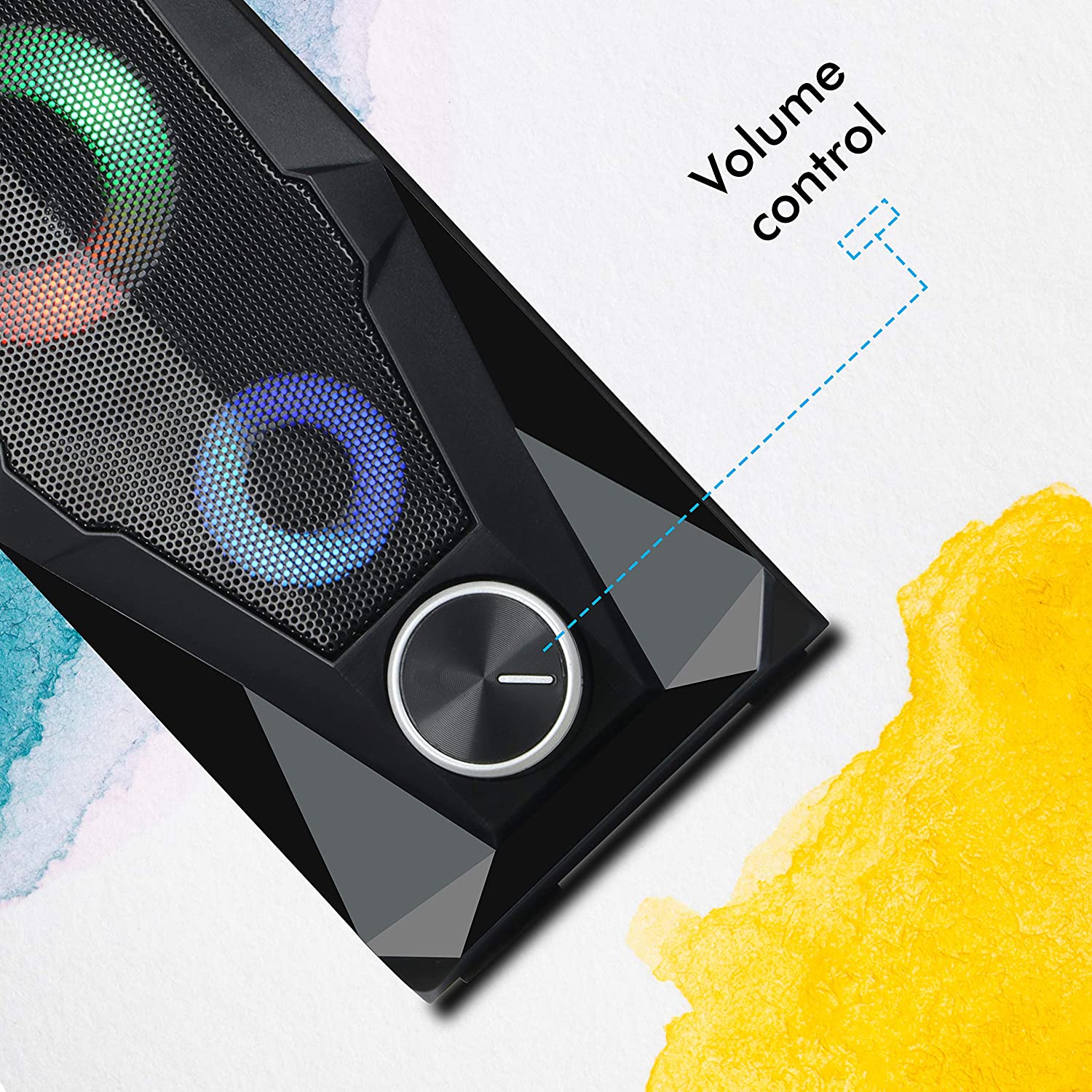 Zebronics Zeb-Warrior 2.0 Multimedia Speaker with Aux Connectivity,USB Powered and Volume Control - Image 4