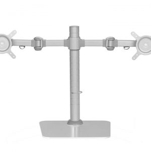 LCD Monitor Arm (Double Monitor) - W & Freestanding Base (DSM-EV2-FS)