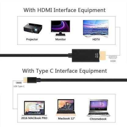 ORICO TYPE C TO HDMI HD CABLE 2 METER - Image 4