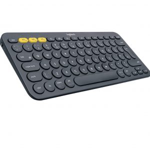 Logitech K380 Wireless Multi-Device Bluetooth Keyboard for Windows, Apple iOS, Apple TV, Android or Chrome, for PC/Mac/Laptop/Smartphone/Tablet