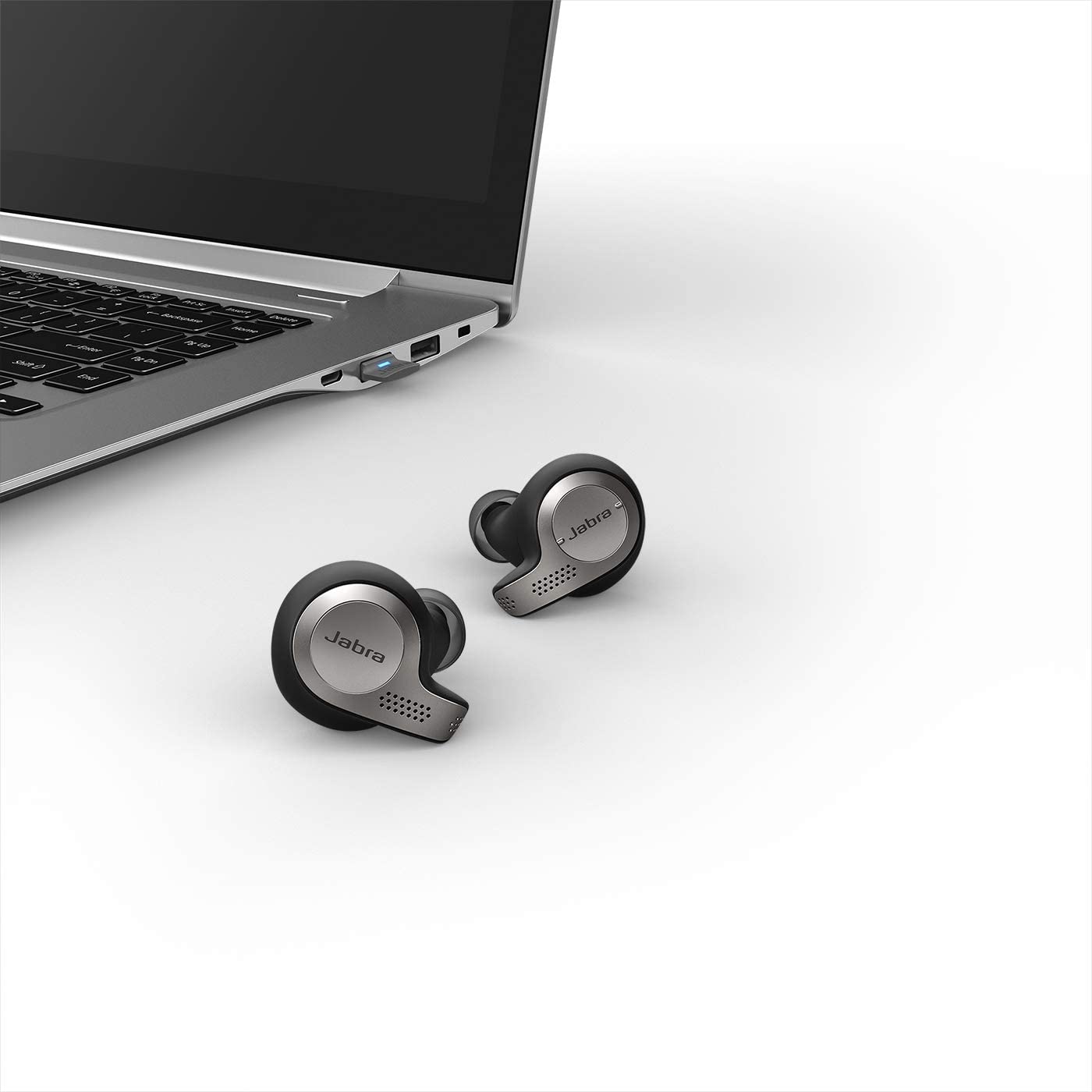 Jabra Evolve 65t True Wireless Bluetooth Earbuds, UC Optimized – Superior Call Quality and Connectivity – Passive Noise Cancelling Earbuds with up to 15 hours of Battery Life with Charging Case - Image 6