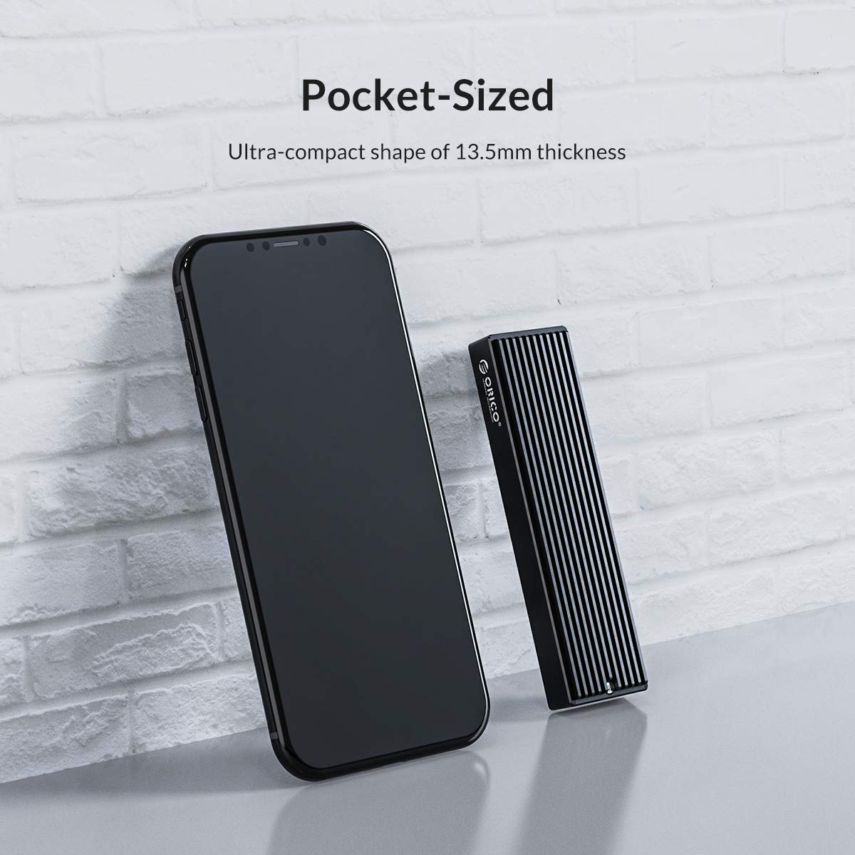 ORICO M2PV-C3 M.2 NVME SSD Enclosure USB 3.1 Type C Gen 2 10Gbps External SSD Enclosure Adapter - Image 6