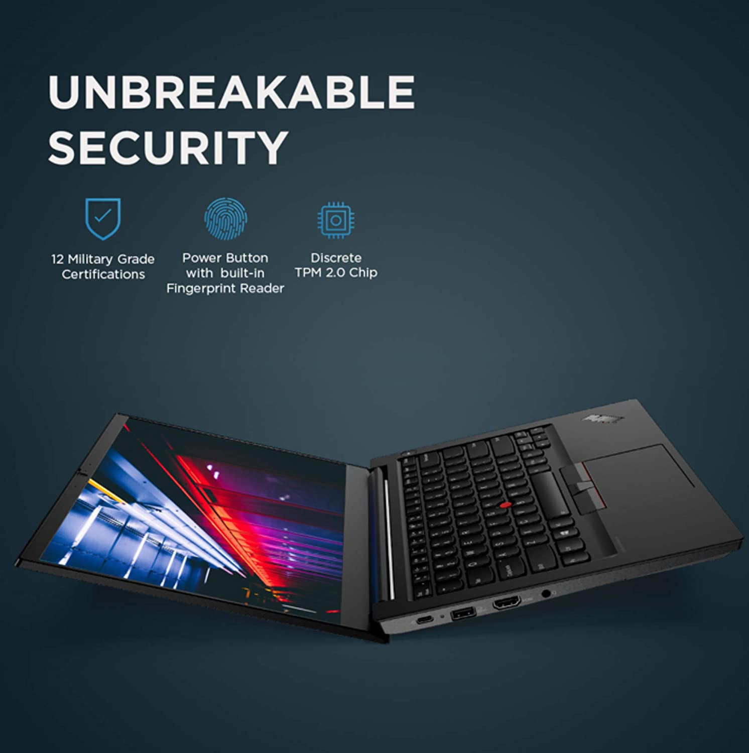 Lenovo ThinkPad E14 Intel Core i5 10th Gen 14-inch Full HD Thin and Light Laptop (8GB RAM/ 500GB HDD/ Windows 10 Professional/ Black/ 1.69 kg), 20RAS13J00 - Image 6