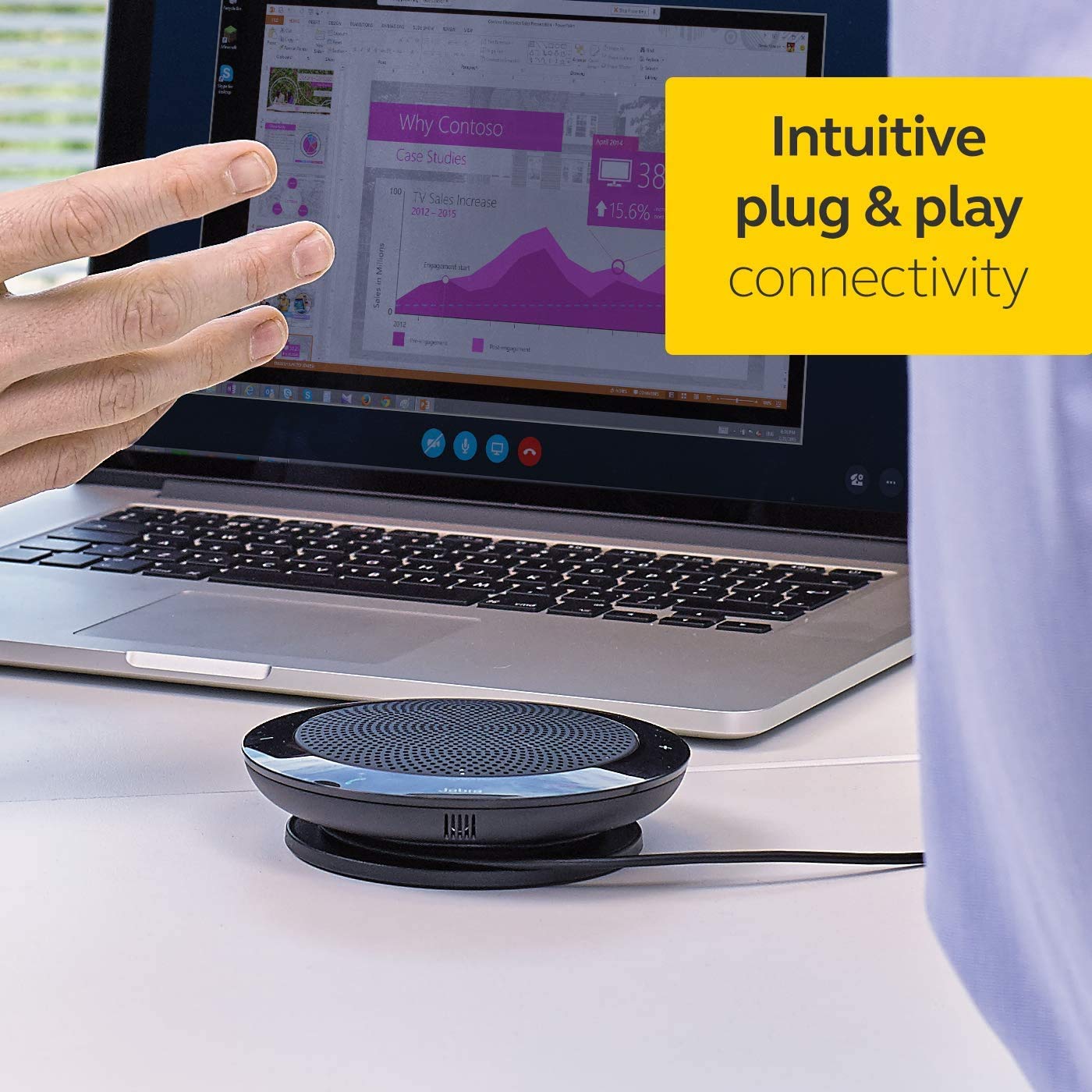 Jabra Speak 410 Oc Speakerphone USB - Image 7