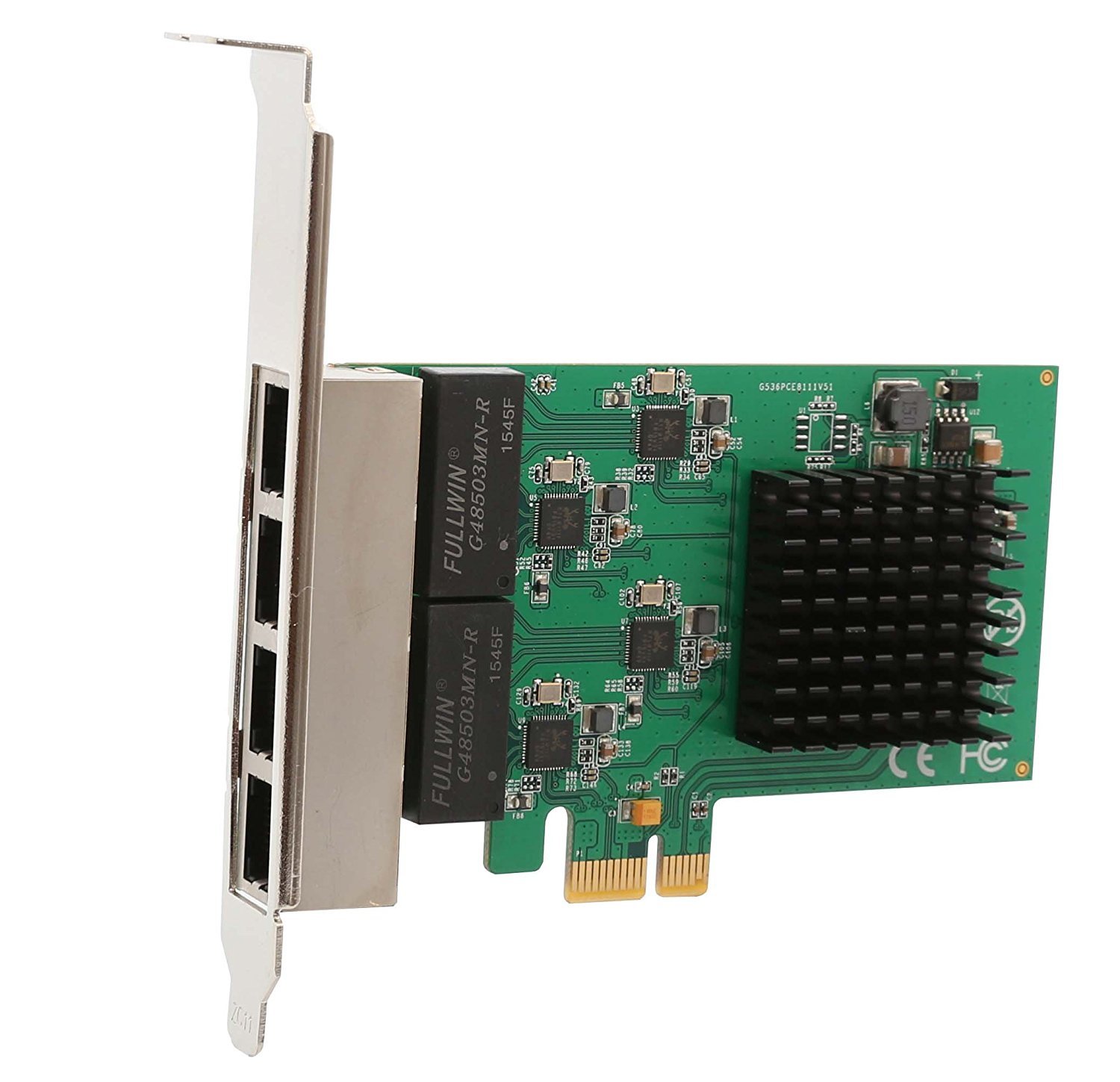 Ultima 4 Port Gigabit Ethernet PCI-E X1 Network Interface Card Gigabit Network Ethernet Network Card - 4 port LAN Card - Image 2