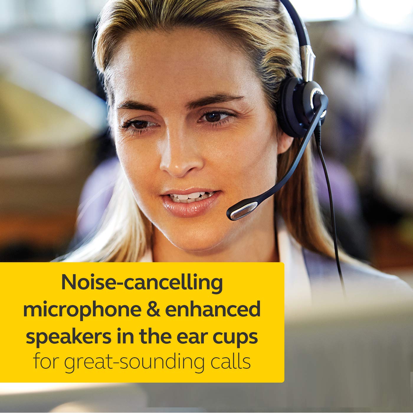 Jabra 2400 II QD Duo NC Wired Headset - Black - Image 7