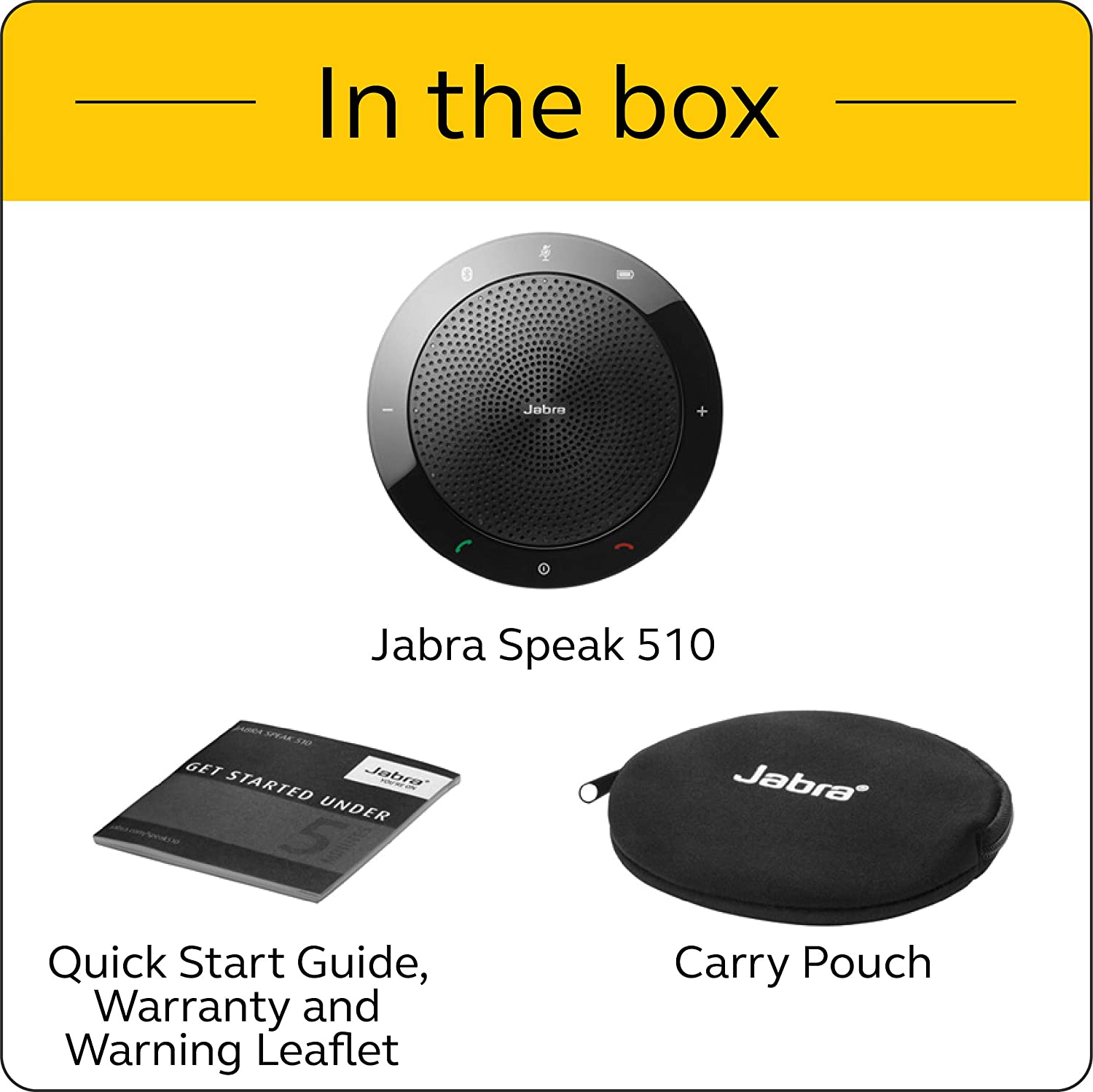 Jabra Speak 510 Wireless Bluetooth Speaker for Softphone and Mobile Phone - Image 4