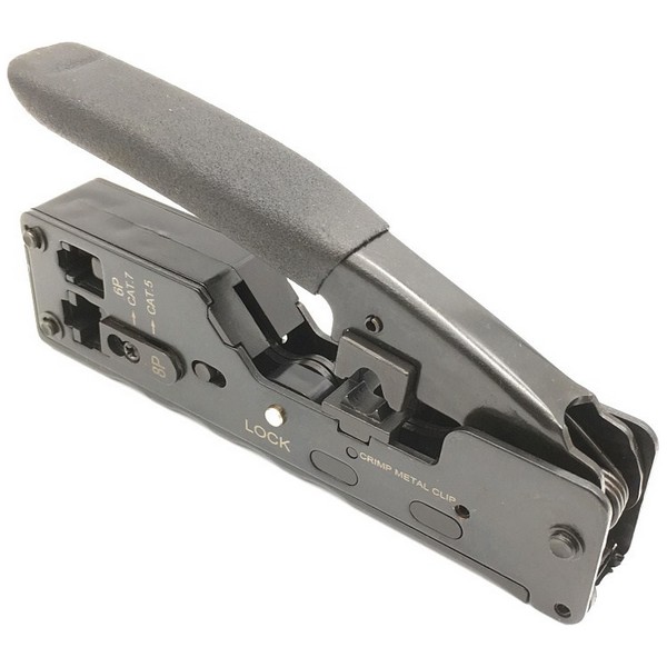 HT-7088 - Modular Plug Crimper tool for RJ45, Cat.7 with dovetail - Image 2