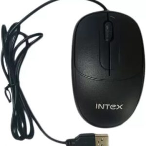 Intex ECO-6 Wired USB Optical Mouse Wired Optical Mouse (USB 2.0, Black)
