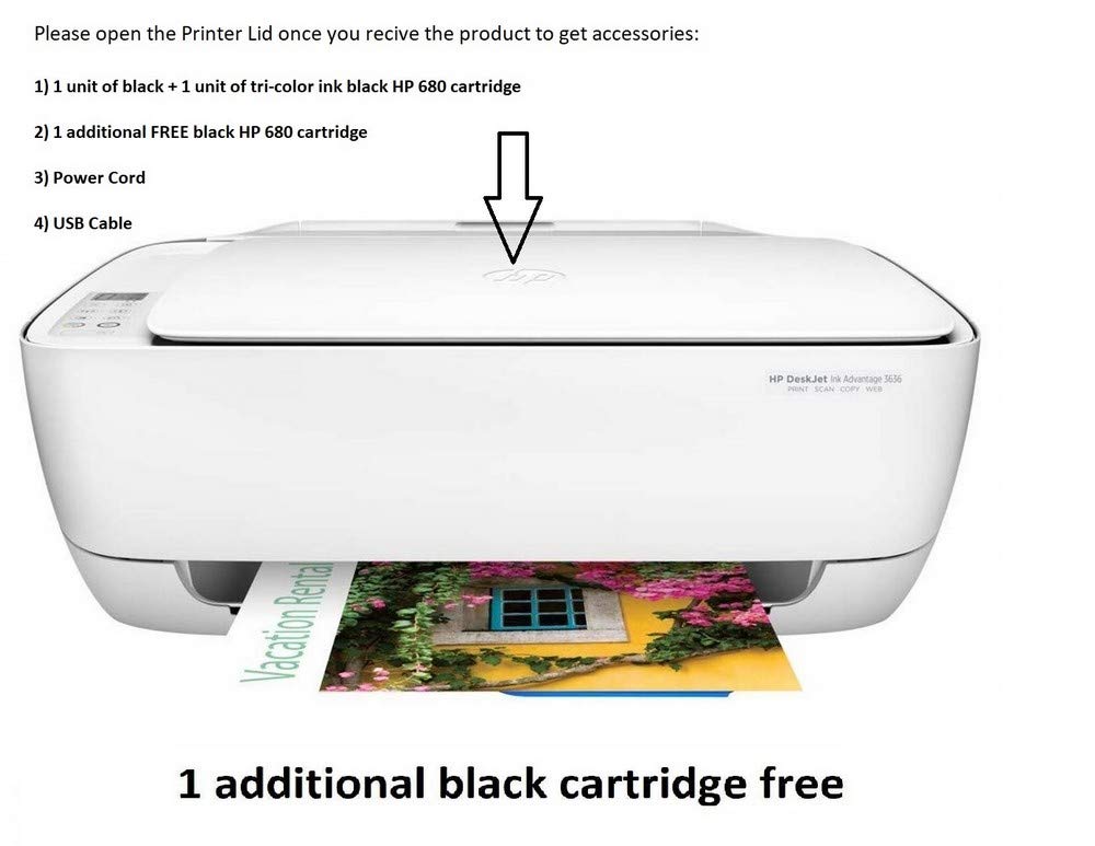 HP DeskJet Ink Advantage 3636 All-in-One Printer (K4U05B) - Image 6
