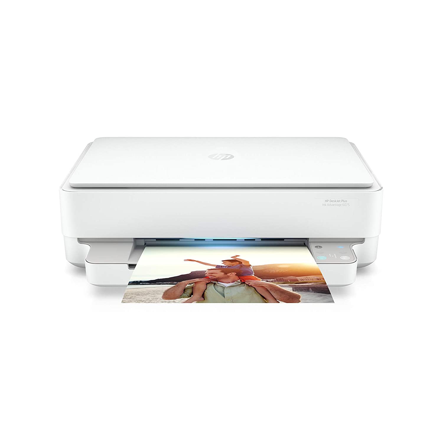 HP Deskjet Plus Ink Advantage 6075 WiFi Colour Printer, Scanner and Copier for Home/Small Office, Dual Band WiFi, Duplex (Automatic Double-Sided Print),Easy Set-Up Through HP Smart App On Your Mobile