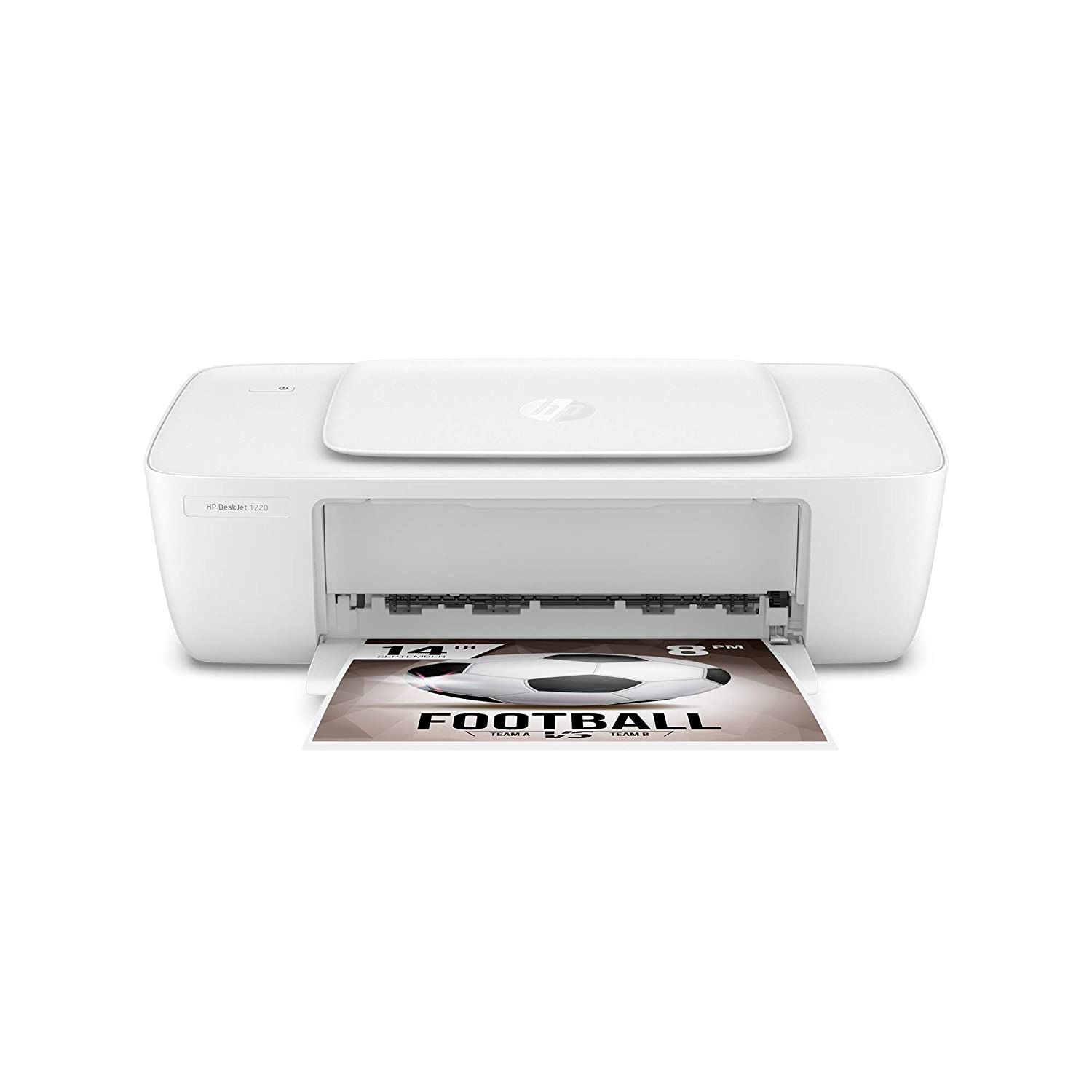 HP Deskjet 1212 Colour Printer for Home Use, Compact Size, Reliable, and Affordable Printing,Easy Set-up Through HP Smart App on Your PC Connected Through USB