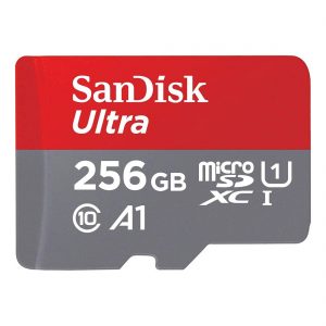 SanDisk Ultra microSD UHS-I Card 256GB, 120MB/s R