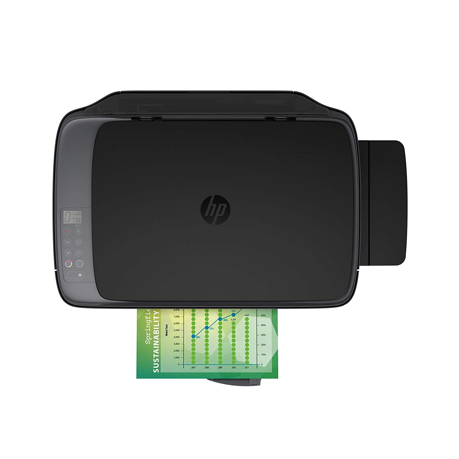 HP Ink Tank 410 WiFi Colour Printer, Scanner and Copier for Home/Office,High Capacity Tank (4000 Black and 8000 Colour),Low Cost per Page(10paise for B/W and 20 Paise for Colour), Borderless Print - Image 2