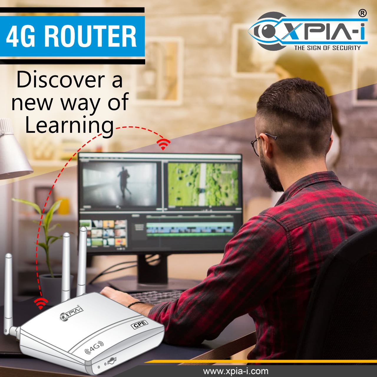 XPIA-i XP-413 WIFI ROUTER - Image 2