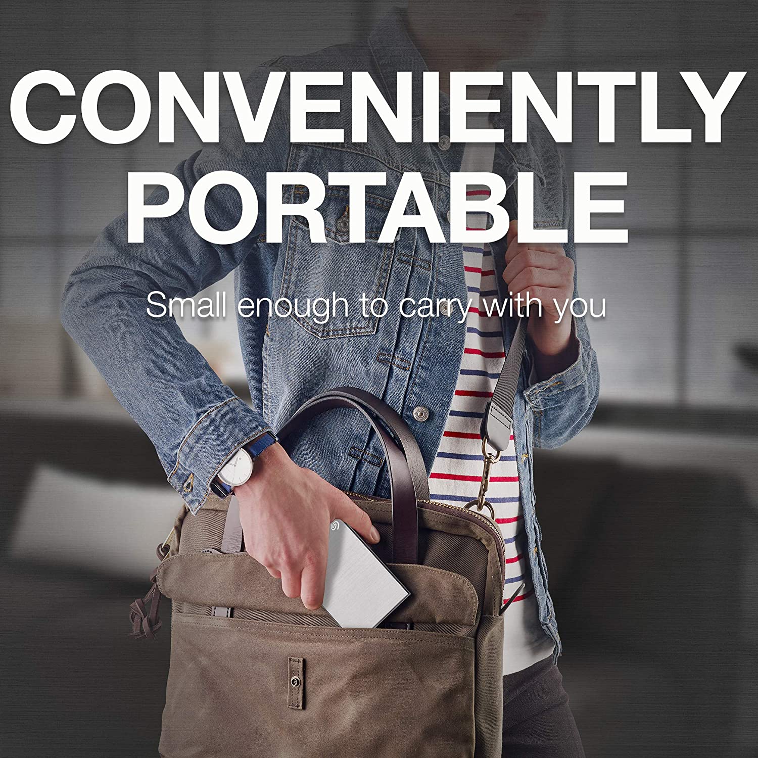 Seagate One Touch 1TB External Hard Drive HDD – Silver USB 3.0 for PC Laptop and Mac - Image 5