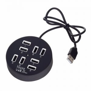 PVTEC USB HUB; 8 Port USB Hub USB 2.0 Portable for Laptop/Notebook/PC