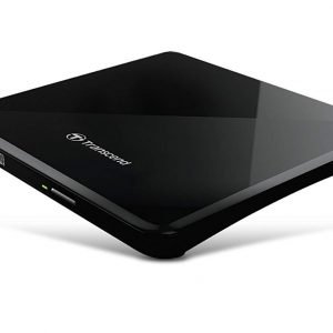 Transcend Ultra Slim Portable External USB CD/DVD Writer Model no. TS8XDVDS-K