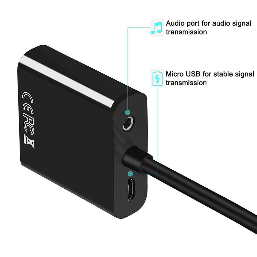 Honeywell HDMI to VGA Adapter-Black - Image 4