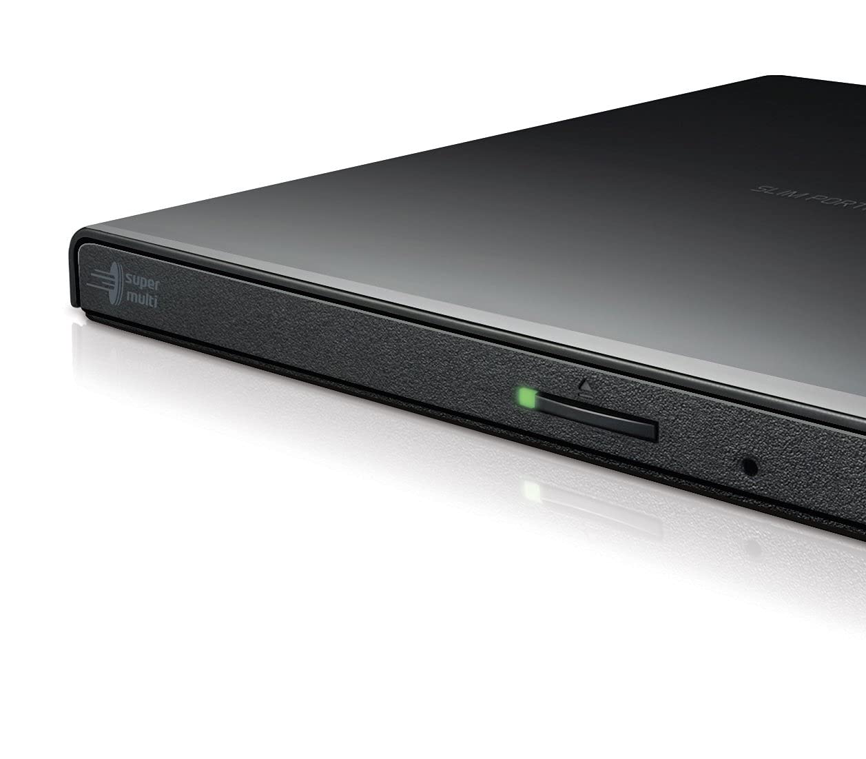 LG Electronics 8X USB 2.0 Super Multi Ultra Slim Portable DVD Writer Drive +/-RW External Drive with M-DISC Support (Black) GP65NB60 - Image 3
