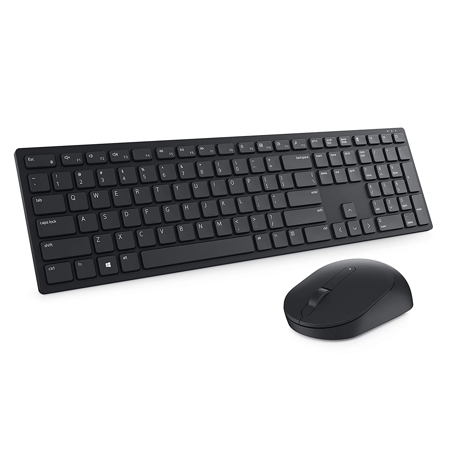 Dell KM5221W Pro 2.4GHz Wireless Keyboard with 12 Programmable Keys and 3 Button Optical Mouse Combo - Black - Image 4