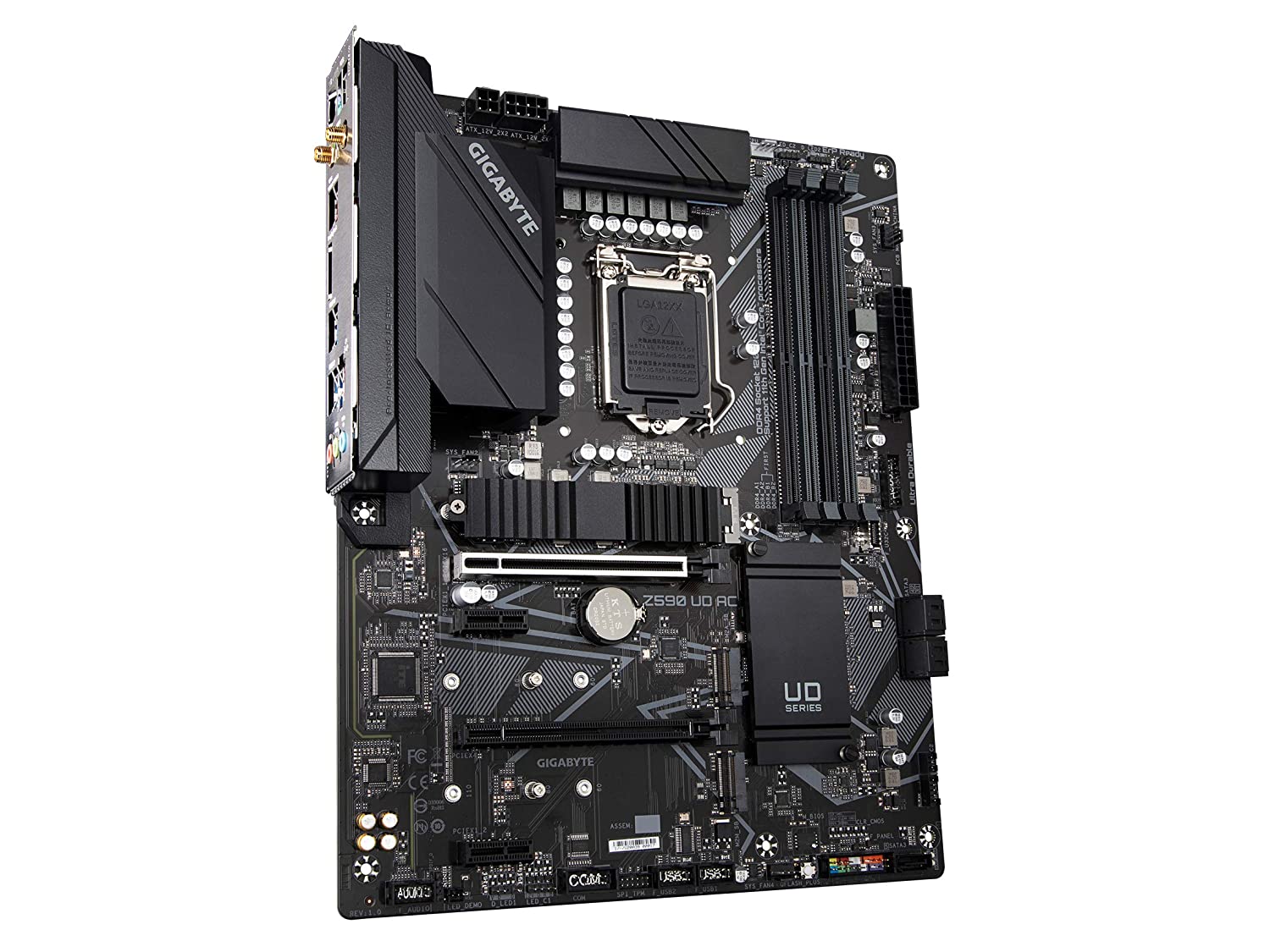 GIGABYTE Z590 UD AC (LGA 1200/ Intel Z590/ ATX/Triple M.2/ PCIe 4.0/ USB 3.2 Gen 2/ Intel Wireless-AC/ 2.5GbE LAN/Motherboard) - Image 3