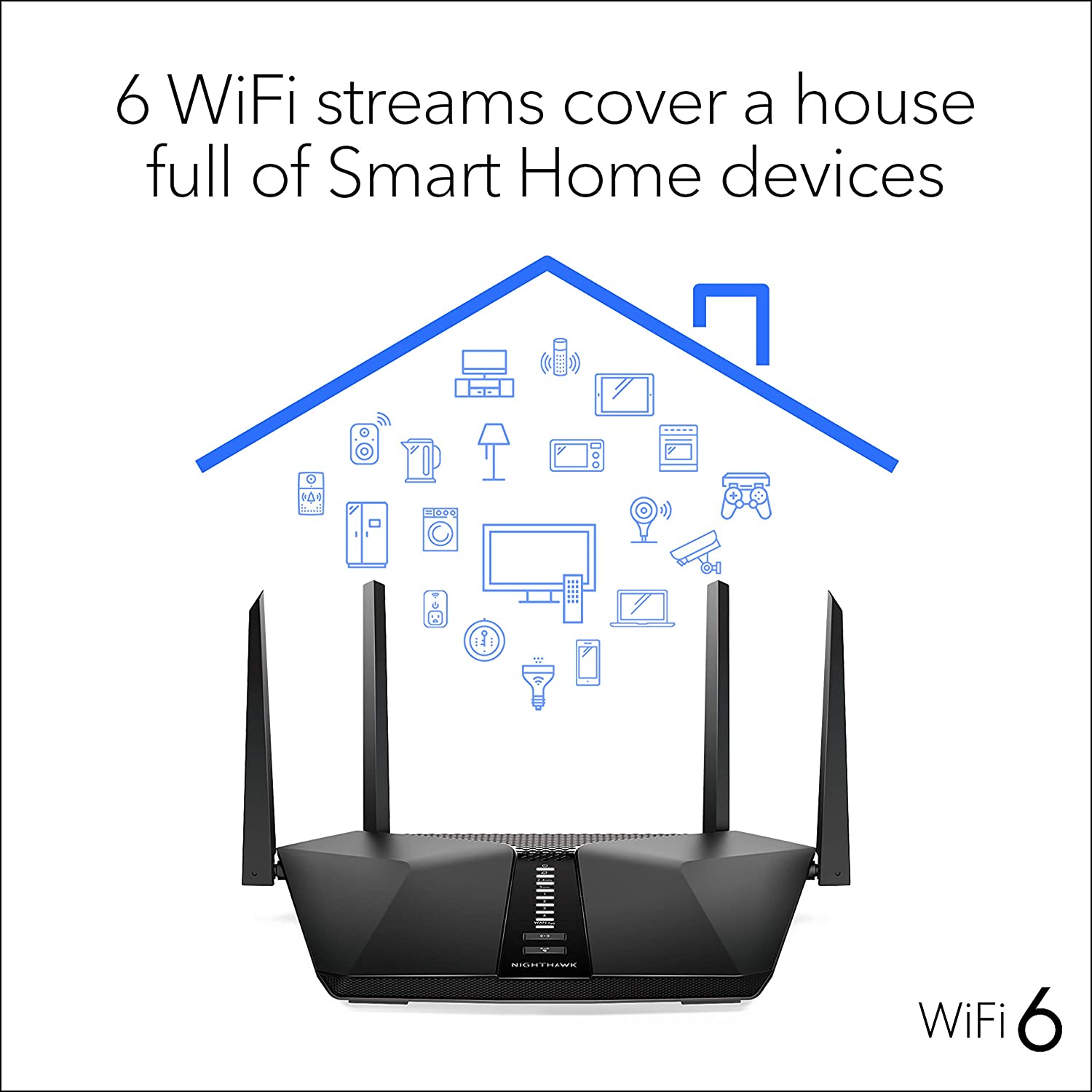 Netgear RAX50 up to 5.4Gbps Wi-Fi, USB, Ethernet Router, Dual Band WIFI Router - Image 7
