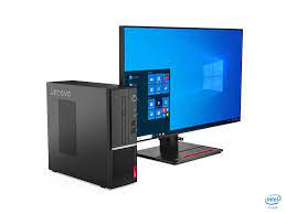 Lenovo SFF V50s Intel Core i3-10100, 8GB, 1TB HDD , Windows 10 Pro , 19.5" LED MONITOR , 3 YEAR ONS - Image 2