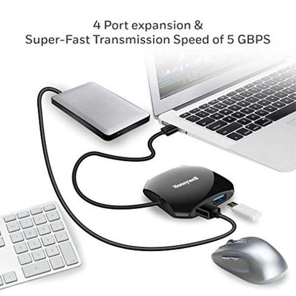Honeywell Momentum 4 Port Non Powered USB 3.0 Hub - Image 2
