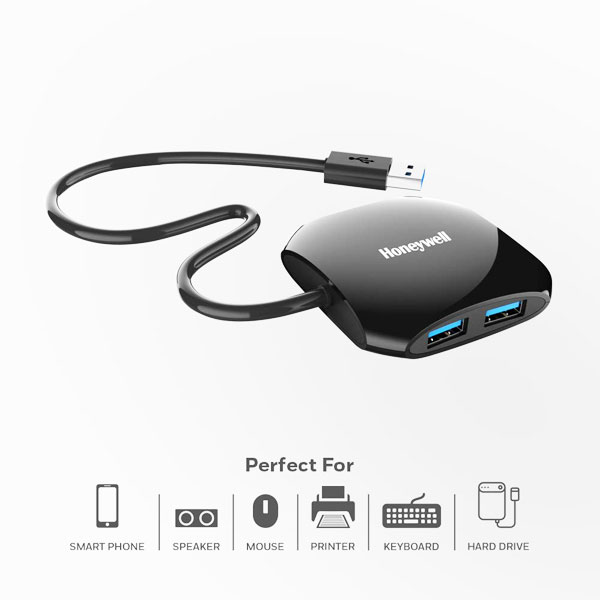 Honeywell Momentum 4 Port Non Powered USB 3.0 Hub - Image 3