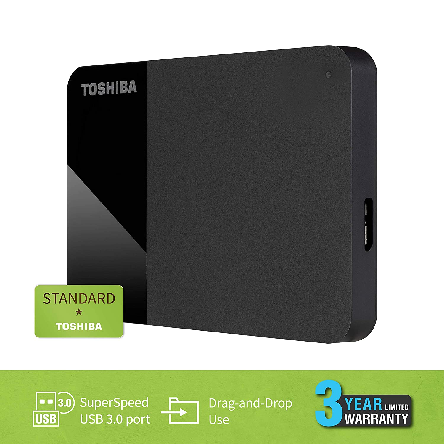 Toshiba Canvio Ready 1TB Portable External HDD - USB3.0 for PC Laptop Windows and Mac, 3 Years Warranty, External Hard Drive - Image 6