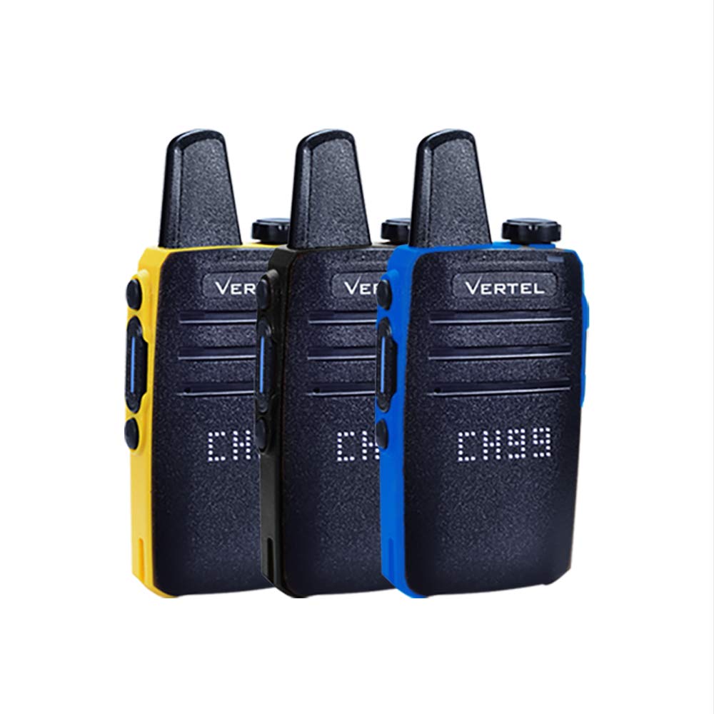 Vertel Digital Walkie Talkie Long Range License Free| Smart LED Display| Water Resistant |2 KM of Range | 99 Channels |18 Hour Battery Life - Image 4