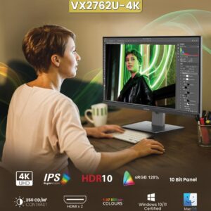 VX2762U-4K 27” 4K Monitor with USB-C