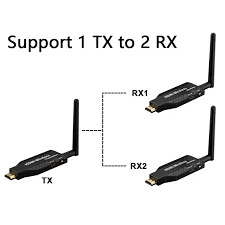 Wireless Extender HDMI-compatible HD 1080 video transmission 50M wireless transmitter-to-receiver wireless same screen caster - Image 2
