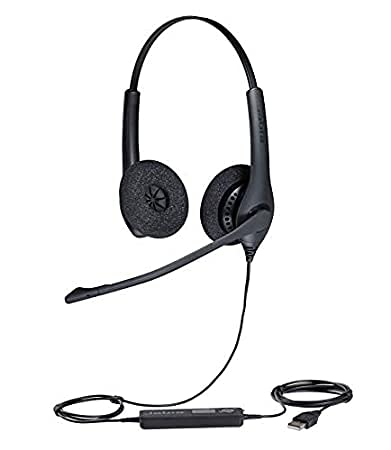 Jabra Biz 1100 Duo USB NC Global Wired On Ear Headphone with Mic (Black) - Image 2