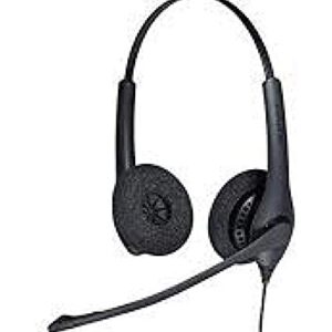 Jabra Biz 1100 Duo USB NC Global Wired On Ear Headphone with Mic (Black)
