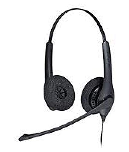 Jabra Biz 1100 Duo USB NC Global Wired On Ear Headphone with Mic (Black)