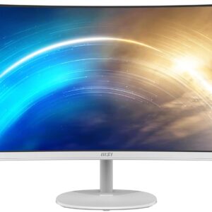 MSI PRO MP341CQW 34-Inch Full HD Computer Monitor - Professional Curved LED Monitor with 100Hz Refresh Rate, Anti-Glare & Anti-Flicker Technology PC Monitor for Desktop, VESA Mount (White)