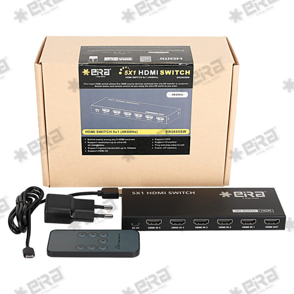 HDMI SWITCH 5X1 (4k60Hz) HDMI Video Products / HDMI Switch / HDMI SWITCH 5X1 (4k60Hz) - Image 2